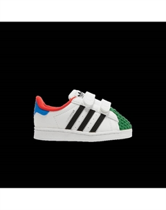 Кроссовки LEGO x Superstar CF I 'White Yellow Green', белый Adidas