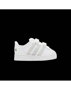 Кроссовки Superstar CF I 'LED Lights Pack - White', белый Adidas