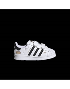 Кроссовки Superstar Infant 'Girls Rule - White', белый Adidas