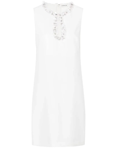 Платье мини Puppy с кристаллами, белый Parosh