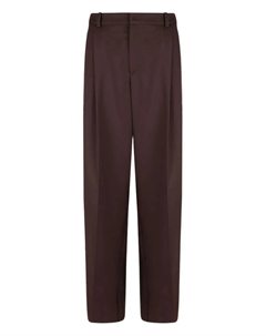 Брюки со складками, коричневый Elisabetta franchi