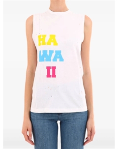 Майка с принтом, белый Dsquared2