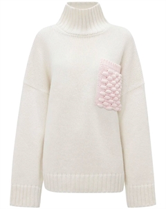 Свитер с нашивкой, белый Jw anderson