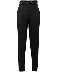Брюки с завышенной талией, черный Prada
