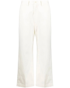 Укороченные расклешенные брюки, белый Polo ralph lauren