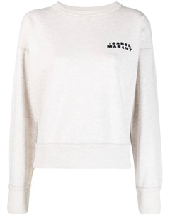 Толстовка Shad с вышитым логотипом, нейтральный Isabel marant