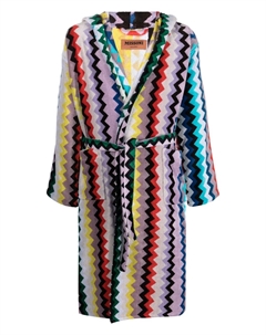 Халат с узором зигзаг, черный Missoni home