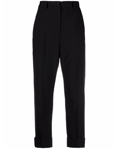 Брюки строгого кроя с лампасами, черный Dolce&gabbana