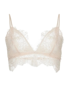 Кружевной топ, нейтральный Liu jo