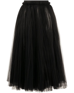 Пышная юбка миди из тюля, черный Dolce&gabbana