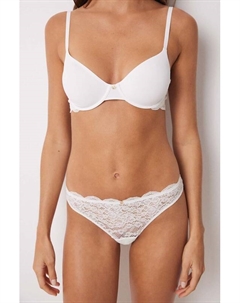 Кружевные трусики FEMININE LACE, белый Women'secret