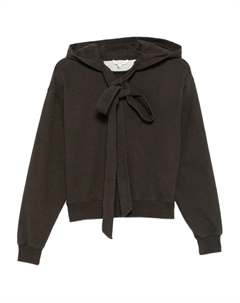 Толстовка с капюшоном на завязках, коричневый Jw anderson