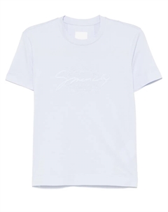 Футболка с вышитым логотипом, синий Givenchy
