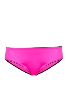 Атласные трусы-брифы средней посадки, розовый Dolce&gabbana
