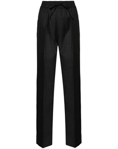 Клетчатые брюки Liska прямого кроя, серый Isabel marant