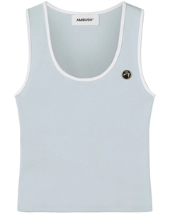 Топ с круглым вырезом и логотипом, синий Ambush