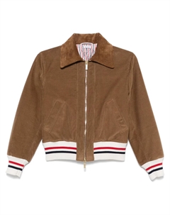 Вельветовый бомбер, коричневый Thom browne