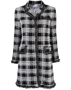 Твидовое платье миди Chesterfield, черный Thom browne