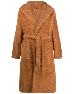 Халат с узором зигзаг, коричневый Missoni home