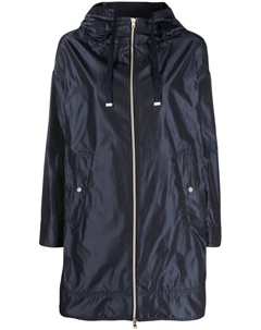 Парка с капюшоном, синий Herno