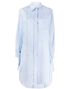 Платье-рубашка в тонкую полоску на пуговицах, синий Jw anderson