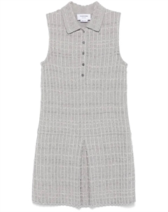 Твидовое платье мини, серый Thom browne