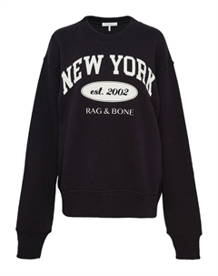 Толстовка с логотипом, черный Rag & bone