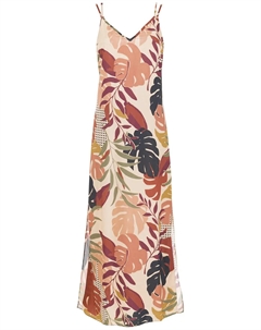 Платье макси с принтом, мультиколор Amir slama