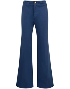 Расклешенные джинсы, синий Chloe