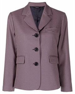 Блейзер в ломаную клетку, розовый Aspesi