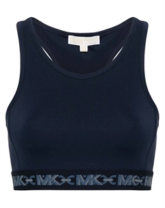 Спортивный бюстгальтер с логотипом, синий Michael michael kors