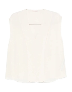 Топ без рукавов с V-образным вырезом, нейтральный Liu jo