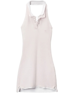 Многослойное платье с воротником поло, розовый Alexander wang