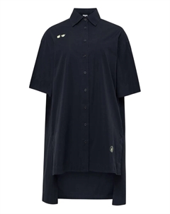 Платье с короткими рукавами и карманом, черный Jw anderson