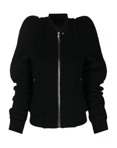 Бомбер с рукавами-буфами Bionic, черный Rick owens