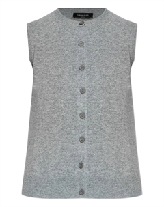 Кардиган без рукавов, серый Fabiana filippi