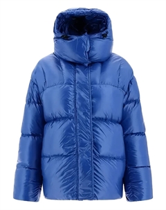 Пуховик с капюшоном, синий Aspesi