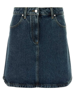 Джинсовая юбка с завышенной талией, синий Givenchy