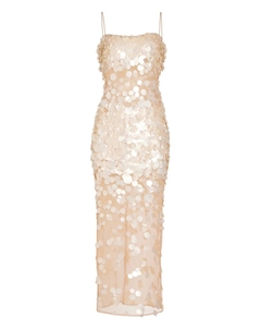 Платье миди Mischa с пайетками Retrofete, нейтральный