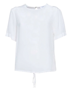 Футболка с завязкой на подоле, белый Barba