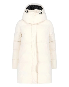 Пуховик с капюшоном, белый Aspesi