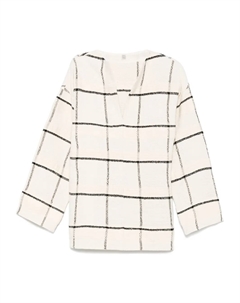 Туника в клетку Windowpane TOTEME, нейтральный Toteme