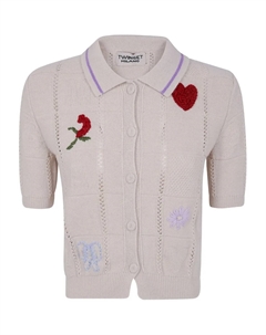 Кардиган X Marco Rambaldi, нейтральный Twinset