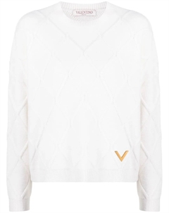 Шерстяной джемпер VGold, нейтральный Valentino garavani
