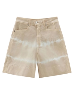 Шорты с завышенной талией и принтом тай-дай, нейтральный Woolrich