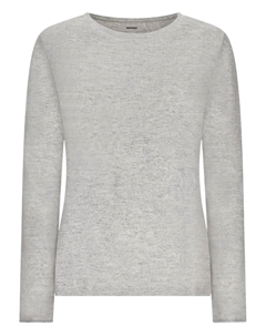 Толстовка с круглым вырезом, серый Not shy