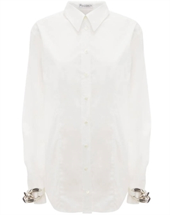 Поплиновая рубашка с цепочкой, белый Jw anderson