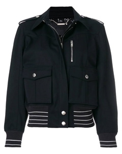 Приталенная куртка на молнии, синий Givenchy