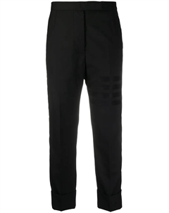 Укороченные брюки строгого кроя, черный Thom browne