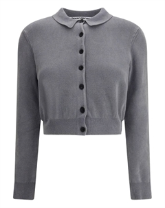 Укороченный кардиган, серый Alexander wang